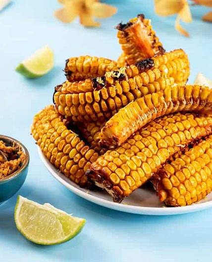 Sweetcorn Ribs With Smoky Mexican Chipotle Butter