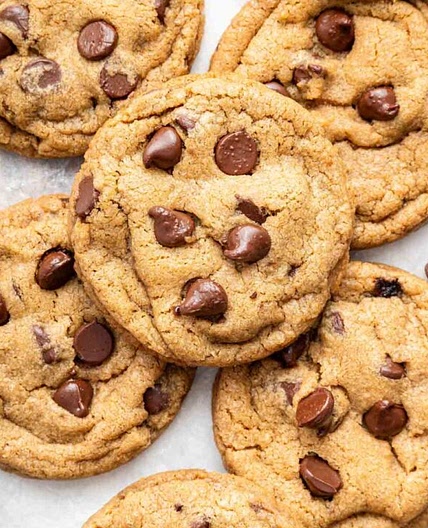 Eggless Chocolate Chip Cookies