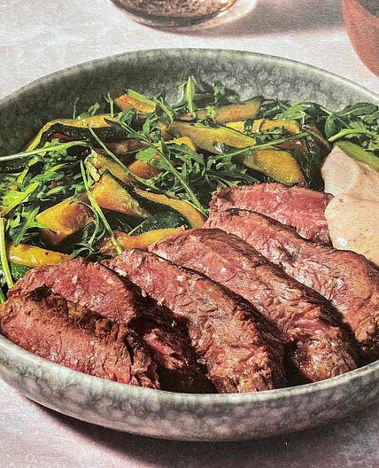Beef Rump & Charred Zucchini Salad