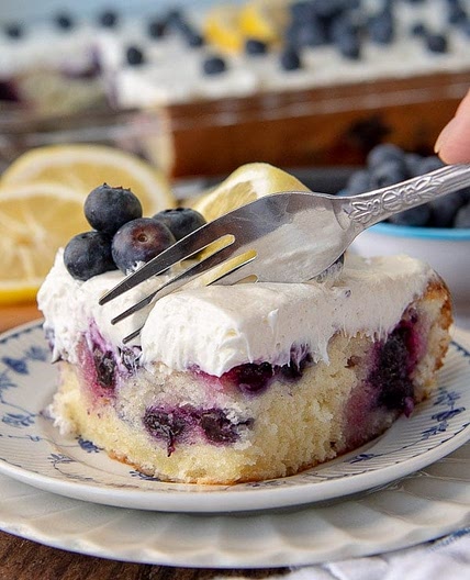 Best Lemon Blueberry Cake (Extra Moist)