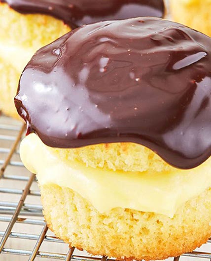Boston Cream Cupcakes