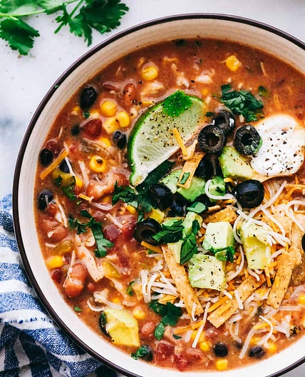 8 Can Chicken Taco Soup