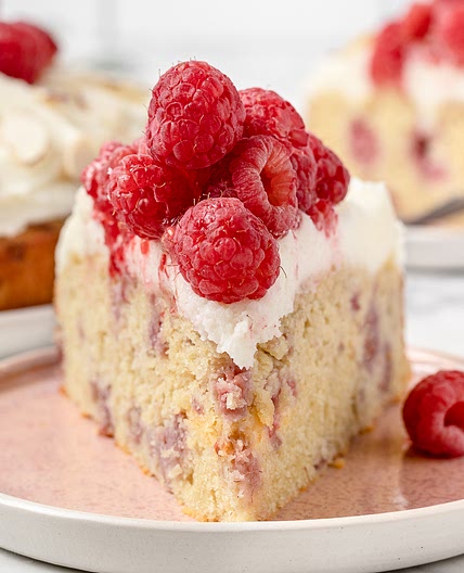 Raspberry Almond Cake
