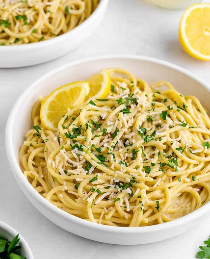 Creamy Vegan Lemon Pasta