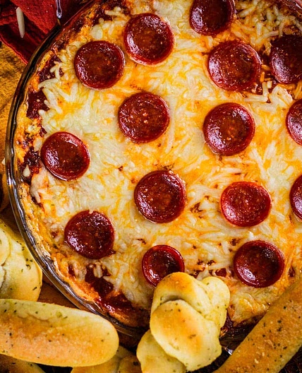 Pizza Dip with Ricotta Cheese
