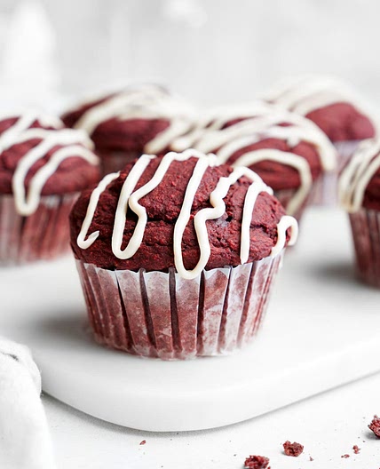 Gluten-Free Vegan Red Velvet Muffins