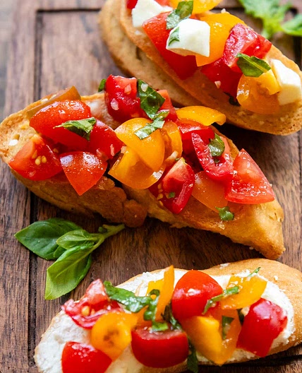 Classic Italian Gluten-Free Bruschetta (Perfectly-Seasoned)