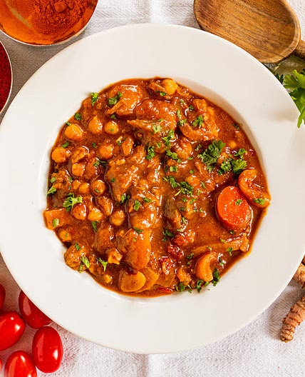 Slow-cooker Moroccan tagine
