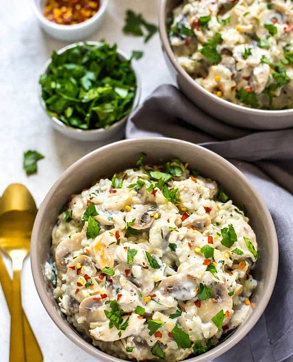 Instant Pot Cream of Mushroom Chicken