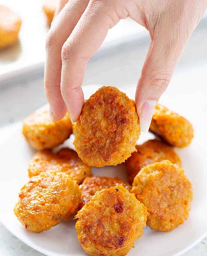 Sweet Potato Chicken Poppers