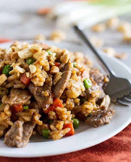 Beef Stir Fry with Rice