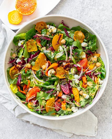 Roasted Beet Salad with Goat Cheese