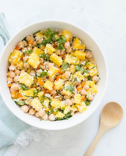 Chickpea Pineapple Summer Salad