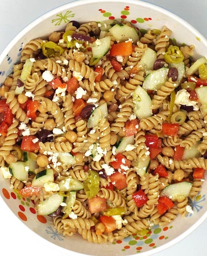 Mediterranean Chickpea Pasta Salad