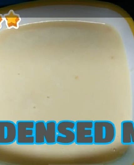 कंडेंस्ड मिल्क (condensed milk recipe in Hindi)