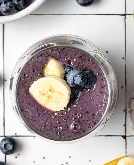 Blueberry Banana Blackberry Smoothie