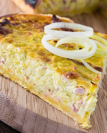 Quiche aux poireaux facile