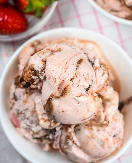 Chocolate Covered Strawberry Ice Cream