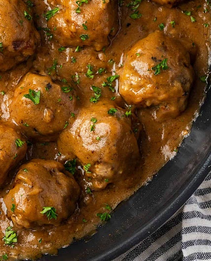 Gluten Free Swedish Meatballs