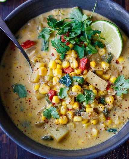 Poblano Corn Chowder