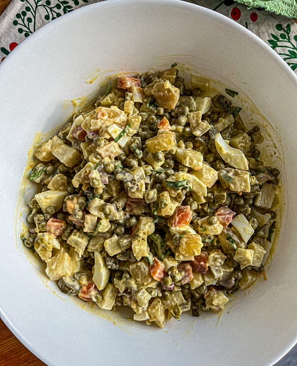 Polish Vegetable Salad (Sałatka jarzynowa)