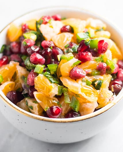 Low FODMAP Pomegranate Orange Salsa