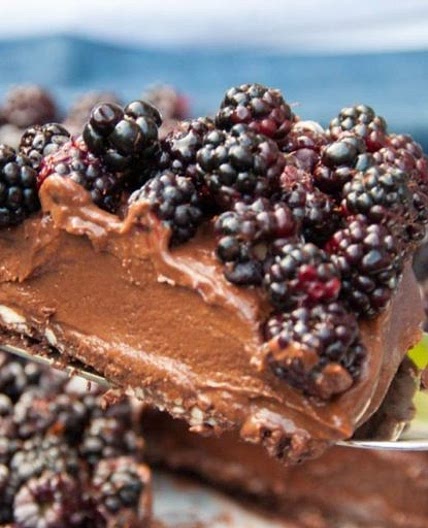 Avocado Chocolate Mousse Cake