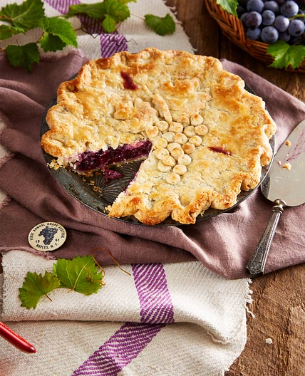 Concord Grape Pie