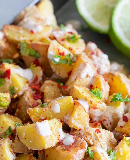 Spiced Air Fryer Lebanese Potatoes