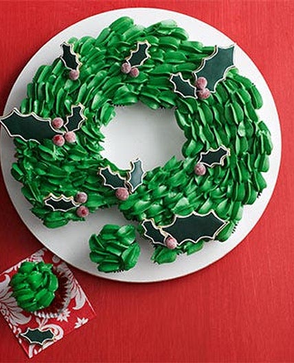 Cupcake Wreath