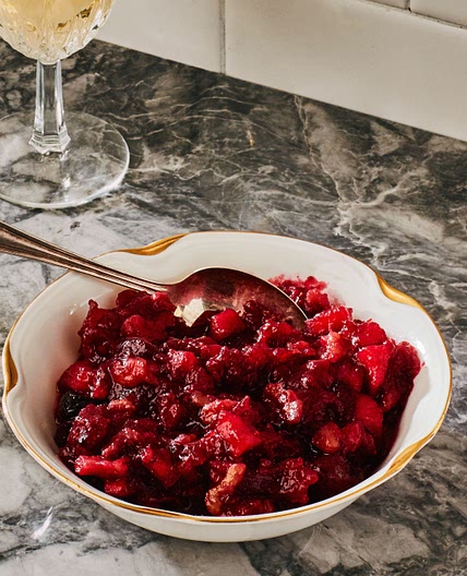 Cranberry, Apple, and Walnut Conserve