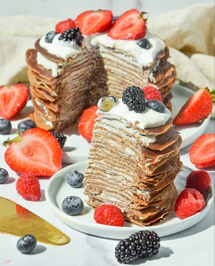 Chocolate Crepe Cake