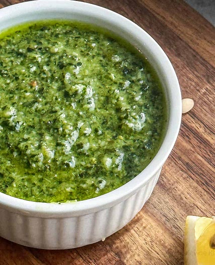 Just Your Basic Homemade Basil Pesto Recipe