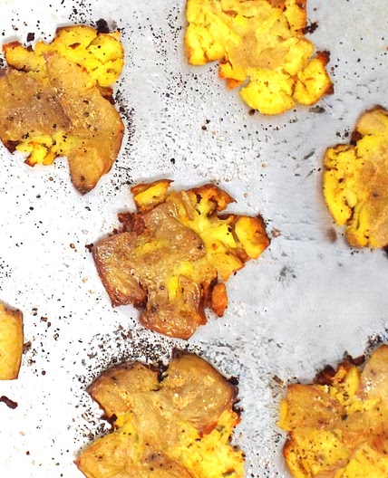 Garlic Smashed Potatoes