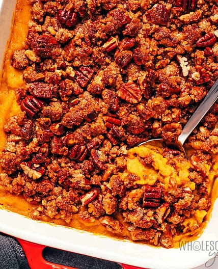 Keto Sweet Potato Casserole