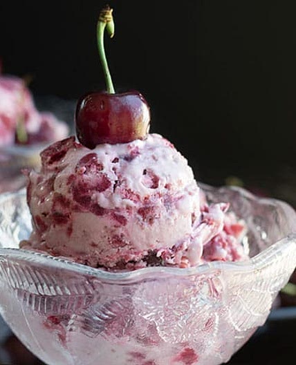 Quick and Easy Homemade Cherry Ice Cream