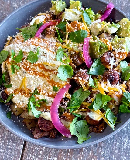 Blackstone SoCal Chicken Breakfast Bowls