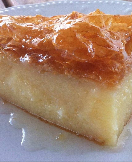 Traditional Greek Galaktoboureko recipe (Greek Custard Pie with Syrup)