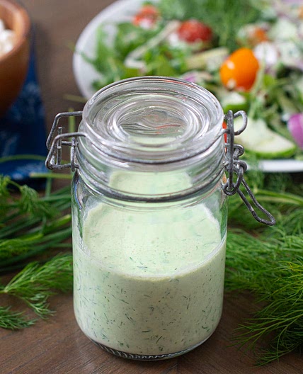 Cottage Cheese Green Goddess Salad Dressing Recipe