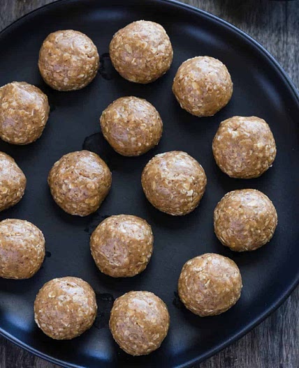 No Bake Almond Butter Balls