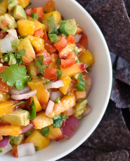 Avocado Peach Salsa