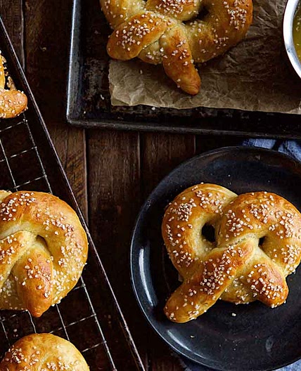 Hot Buttered Soft Pretzels