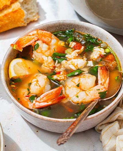 Seafood Stew with Shrimp and Lobster
