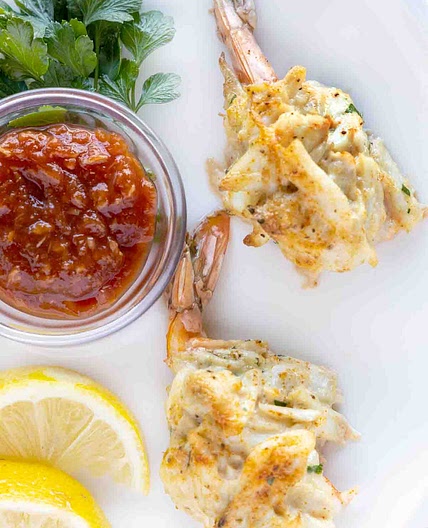 Crab Meat Stuffed Shrimp