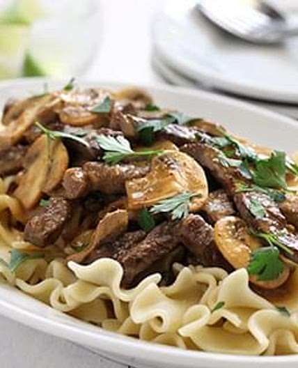 Beef Stroganoff