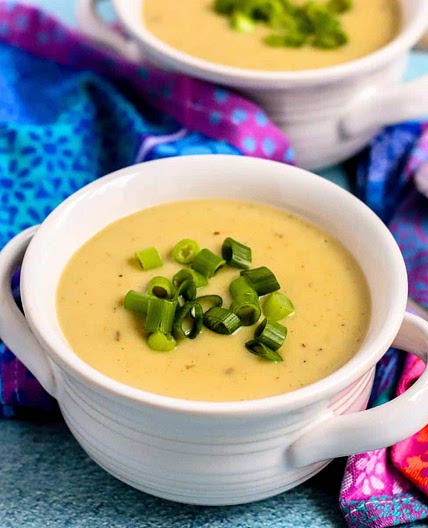 Instant Pot Vegan Potato Leek Soup