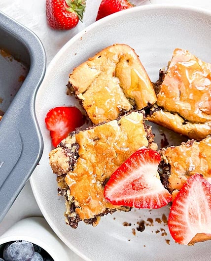 Chocolate Chip Baked Oats Without Bananas