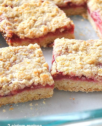 Raspberry Lemon Crumble Bars