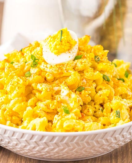 Deviled Egg Pasta Salad