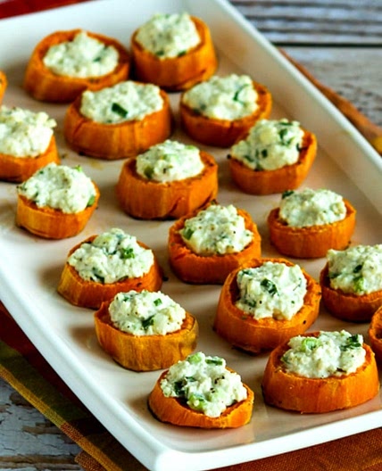 Sweet Potato Bites with Feta